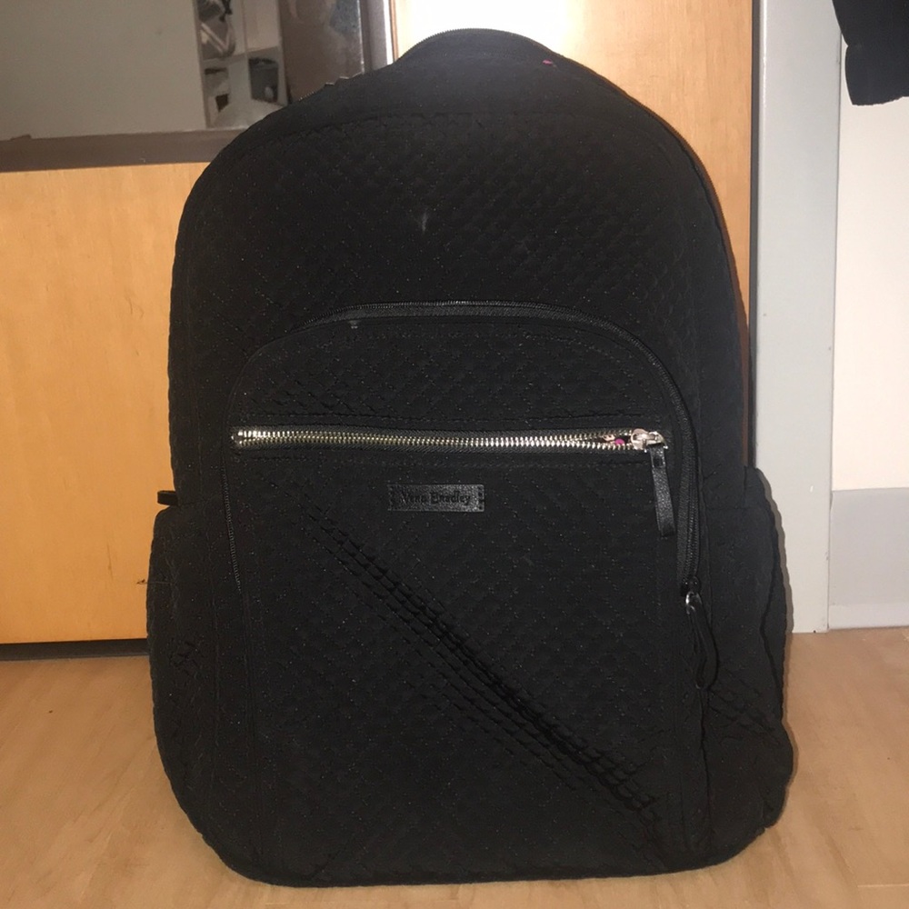 Vera Bradley XL Campus Backpack in Classic Black
